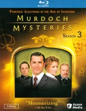 MURDOCH MYSTERIES: SEASON THREE NEW BLU-RAY