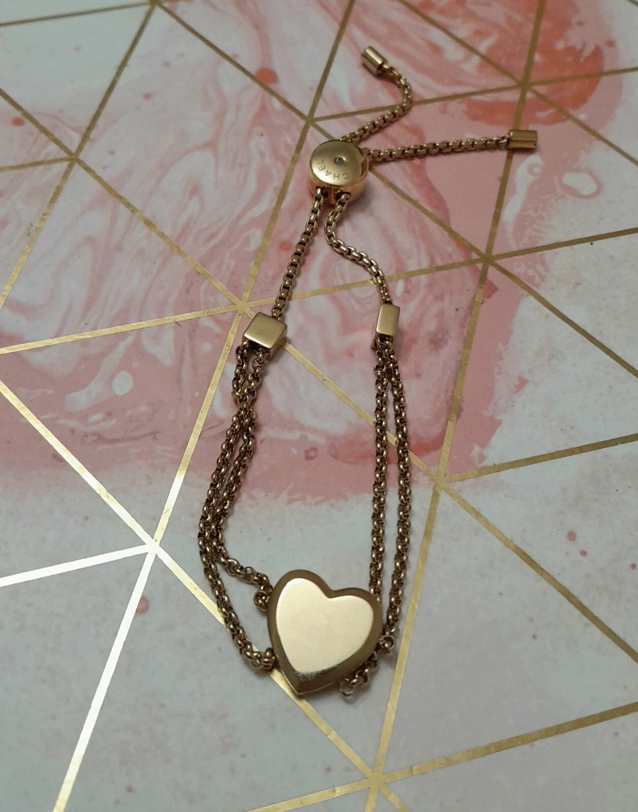 Bracciale Michael Kors Cuore MK Tono Oro