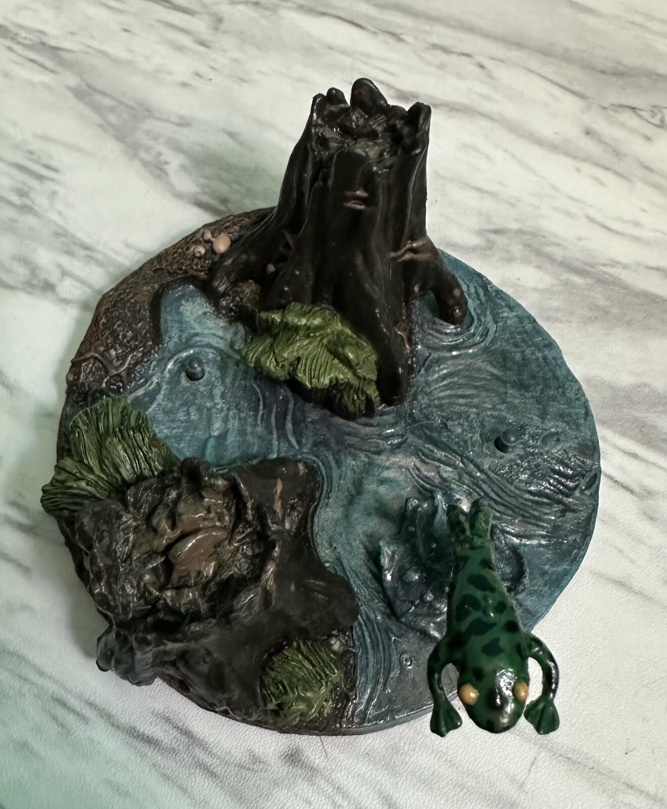 Marvel Legends Toy Biz ManThing Complete With Base/Stand Action Figure