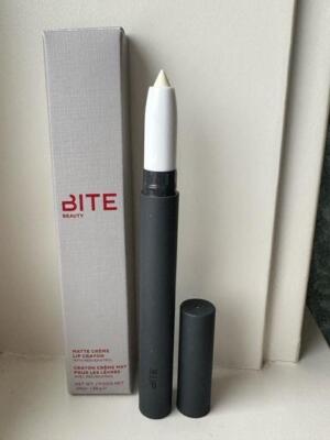 NIB BITE Beauty Matte Creme Lip Crayon BLANC ~ Full Size