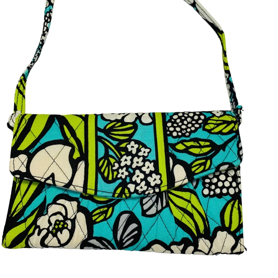 Vera Bradley Triple Cartera Bandolera Cartera Hipster Rumba Bolso sin asas Azul Retirado Foto 3 de 4