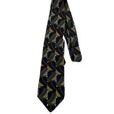 Ziggurat by Mulberry Neckwear Men's Necktie Tie Silk Made in USA Multicolor Abst