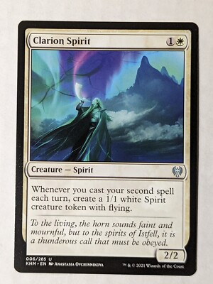 CLARION SPIRIT - Magic The Gathering MTG Collectible Card game