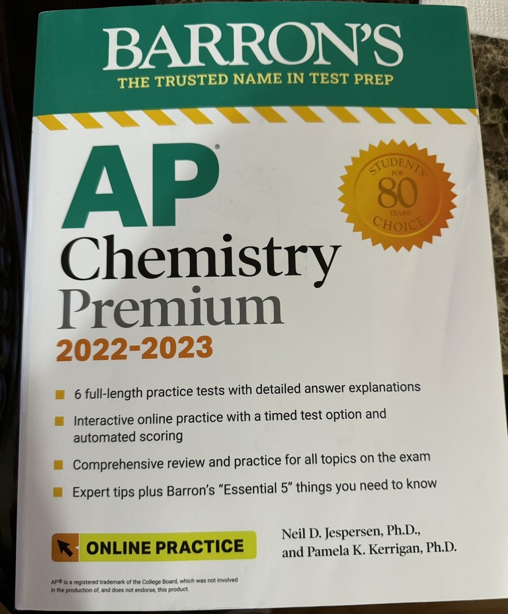 Barron's AP Chemistry Premium | eBay