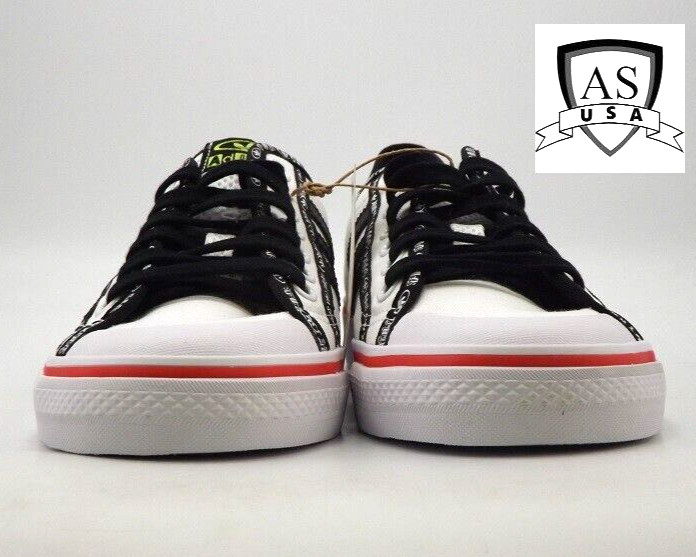 Adidas NIZZA Men's Shoes size 8 Sneakers GX6093  White Vivid Red thumbnail 5