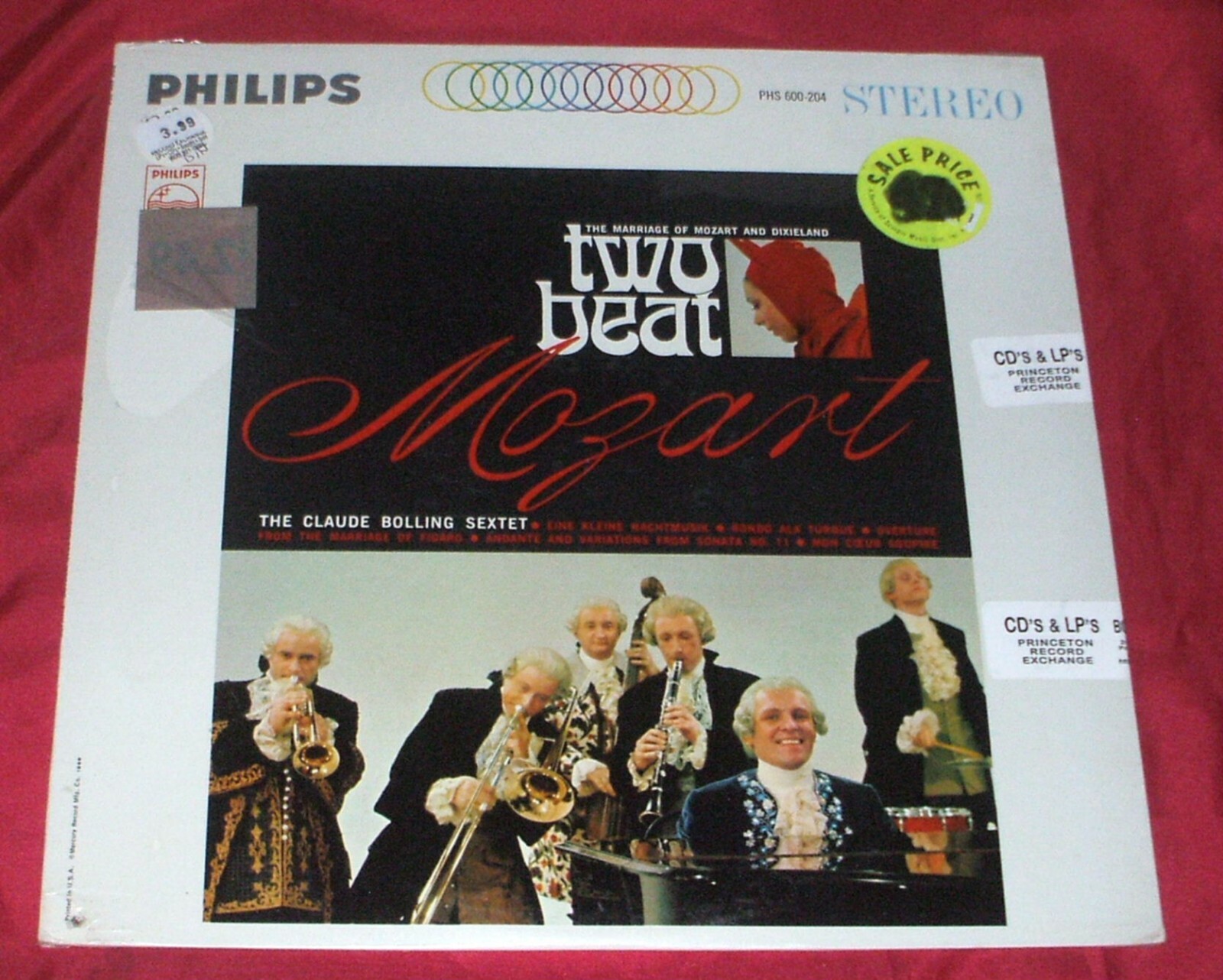 CLAUDE BOLLING SEXTET Two Beat Mozart LP 1966 STEREO NEW STILL SEALED!!