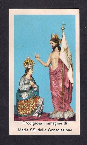 Santino Holy Card Maria Ss The Consolation Duchess Ebay