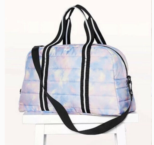 PINK Victorias Secret 2020 Quilted Tye Dye Duffle Bag NWT | eBay