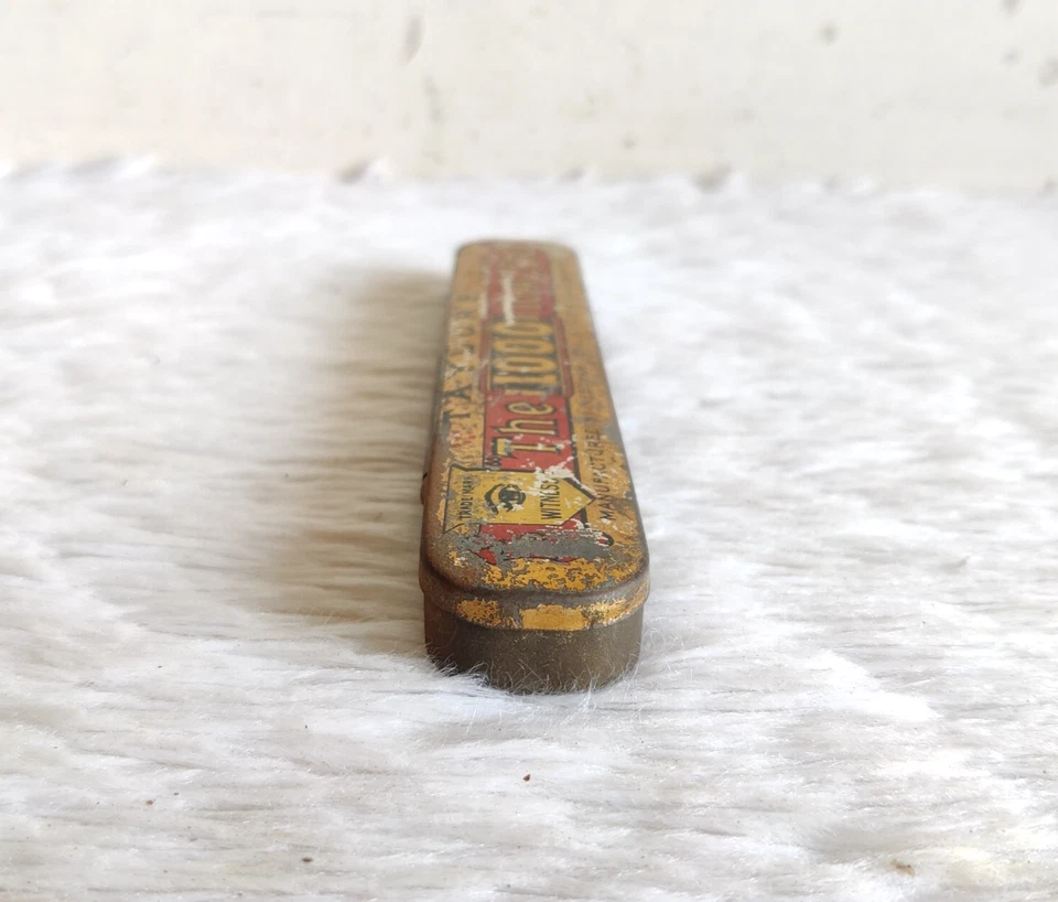 Antique Taylor Straight Razor The 1000 razor Sheffield Original Box Empty TIN5 - Image 4 of 4