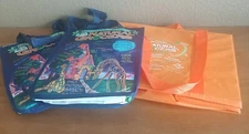 Lot of 3: 2 NWOT Natural Grocers Reusable Totes + 1 Used Once Collapsible Box