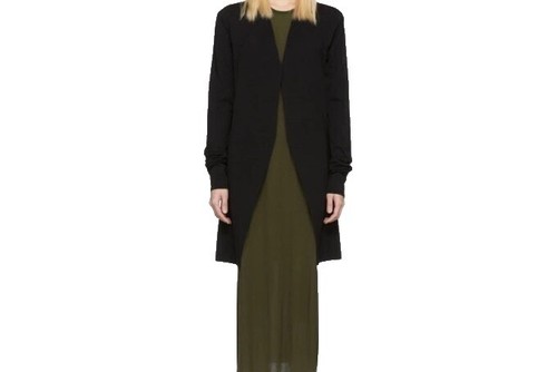 Rick Owens Jacket 42 Cotton BLK RL02C7756 DRC | eBay