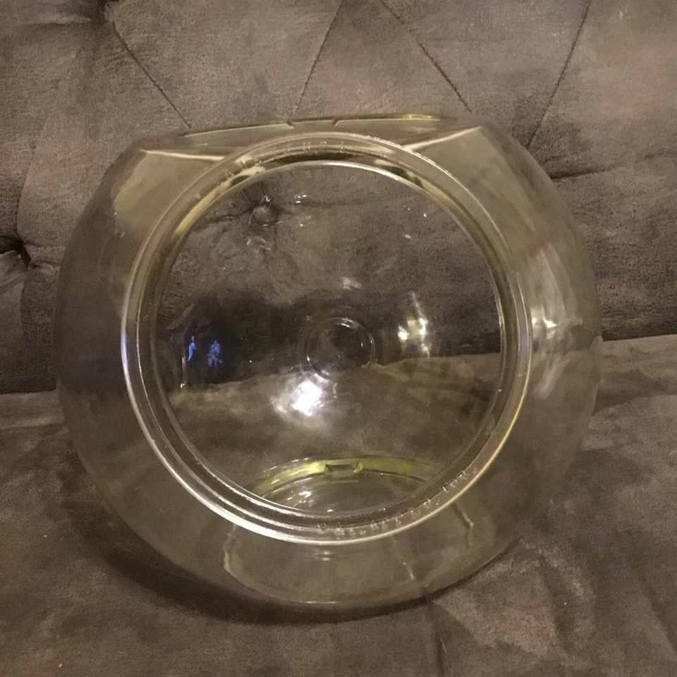 ENORME! Tarro de vidrio vintage NATIONAL BISCUIT CO ENCIMERA exhibición de tienda / UNEEDA Foto 4 de 4