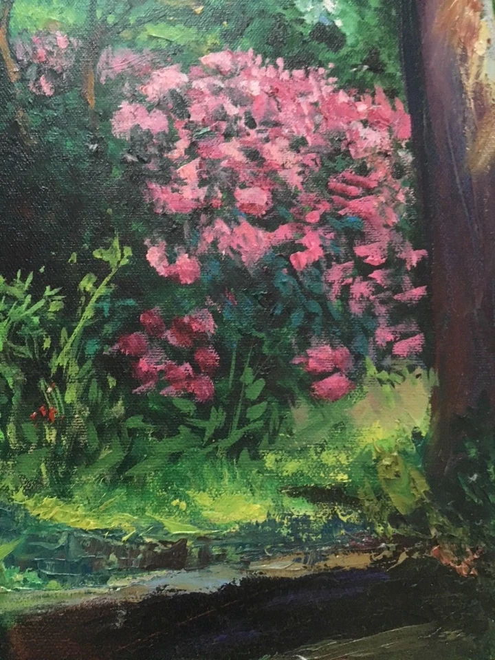 Pintura al óleo vintage. Foto 4 de 4