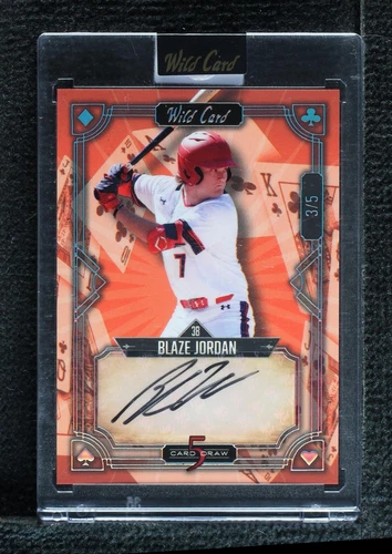 2023 Wild Card 5 Card Draw - Blaze Jordan #5CDCL-5