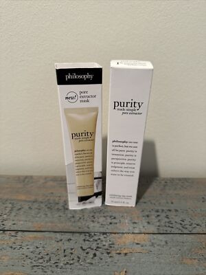 Philosophy Purity Made Simple Pore Extractor Exfoliating Clay Mask 2.5 oz. - NIB