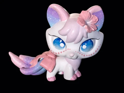 Mini Pet Shop, Galaxy Fox Custom Hand Painted LPS Toy Girl Gift