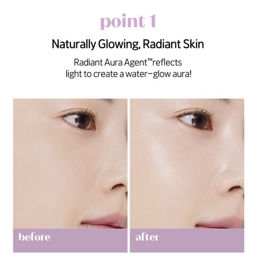 Etude Nymph Aura Volumer 24g Shiny Skin Makeup Base Glowing Radiant Skin - Picture 6 of 10