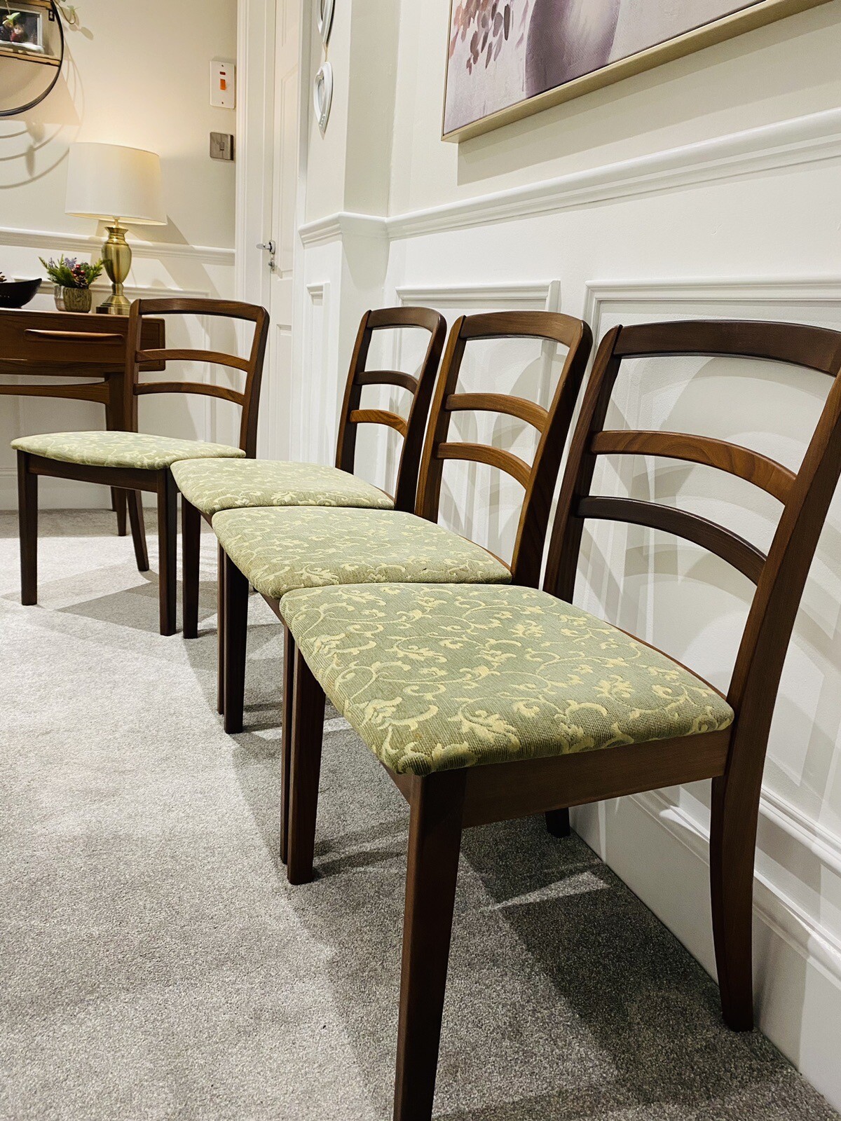 4 Four G PLAN Vintage Teak Dining Chairs eBay