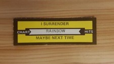UK Jukebox Title Strip, I Surrender by Rainbow