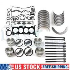 G4KE 2.4L Engine Rebuild Kit Main Bearing 21020-2G010 Pistons Rings For Hyundai