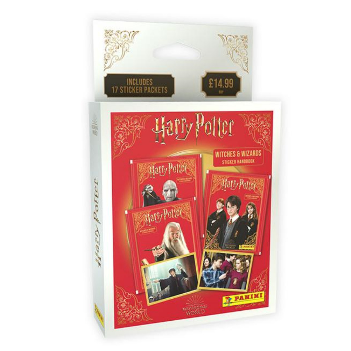 Panini | Harry Potter Witches & Wizards Sticker Collection Multiset | 17 Packs