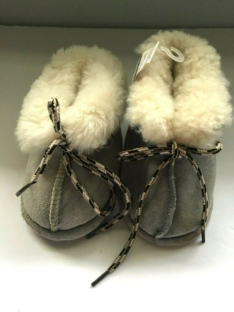 baby sheepskin moccasins