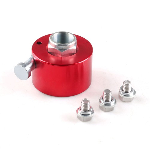 1 Set Red Steering Wheel Quick Release Disconnect Hub 3/4" Shaft Size Aluminum - Picture 6 of 10