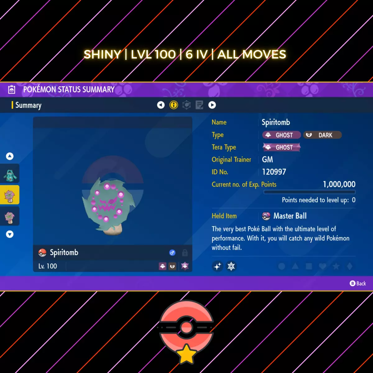 Shiny Spiritomb Pokemon Trade Go