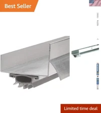 Efficient Silver Finish Door Bottom Seal 1-3/4-Inch x 36-Inch for Pest Control