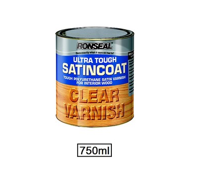 Ronseal Lack SATINCOAT Ultra Hartlack Qualität Klarlack 4 Größen