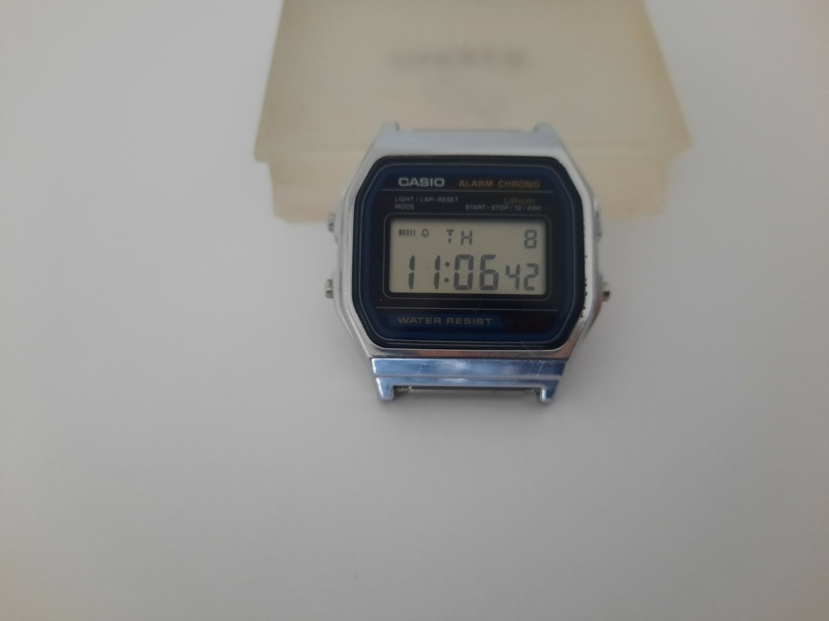 Vintage CASIO Clasic Alarm Chrono Ref 593 A158 W