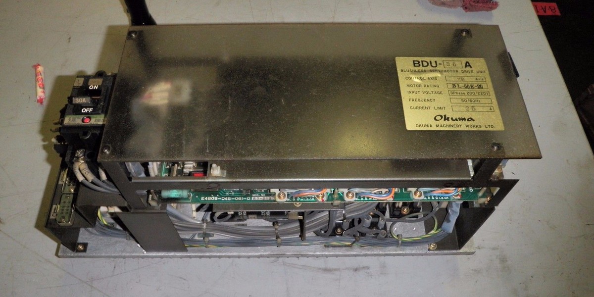 NO TOP BOARD* Okuma BDU-30A Drive Unit BL-50E-20 _ E4809-045-061