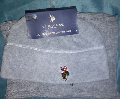 U.S POLO ASSN. HAT AND NECK GAITER SET