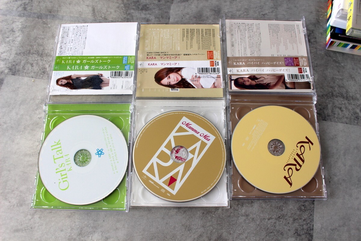 K-POP・アジア KARA CD,DVD SET x12 KARA Japan Korea DVD CD BEST CLIPS Girls Talk STEP