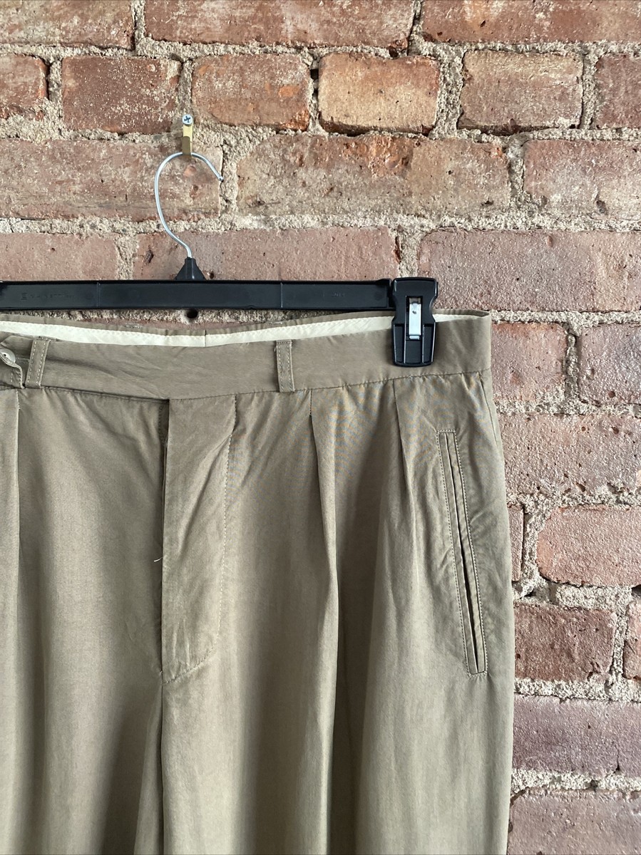 Vintage Giorgio Armani Men's Silk/Viscose Pants, Sz 50 IT/34