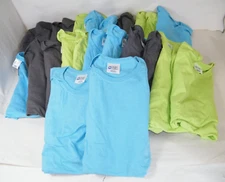 (24) PORT AND COMPANY LADIES SHORT SLEEVE CREW NECK T-SHIRTS