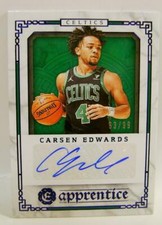 CARSEN EDWARDS /99 AUTO APPRENTICE PANINI CHRONICLES BASKETBALL 2020 2021