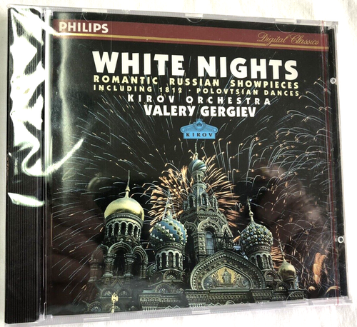 WHITE NIGHTS ROMANTIC RUSSIAN SHOWPIECES BY VALERY GERGIEV CD BRAND NEW SEALED - Picture 1 of 3