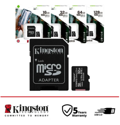 Schede Micro Sd Prezzi MicroSD 32 GB Kingston Classe 10 - Memoria Per Videocitofono EZVIZ DB1C E Altri Dispositivi Micro Sd 32 Gb Kingston