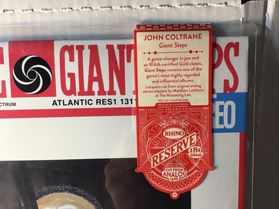John Coltrane GIANT STEPS (RHINO RESERVE) 180g New Limited Black Vinyl Record LP