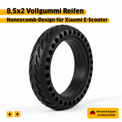 Xiaomi M365 Pro Pro2 1S Essential Mi 3 Reifen Vollgummi 8,5x2 Honeycomb