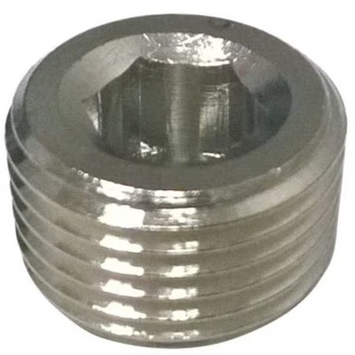 Aignep Usa 8030 Csp-02 Chrome Plated Brass Countersink Plug, Bspt, 1/8'' Pipe