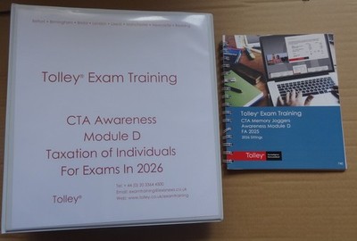 CTA Awareness Module D:Taxation of Individual-Study Materials November 2026 Exam