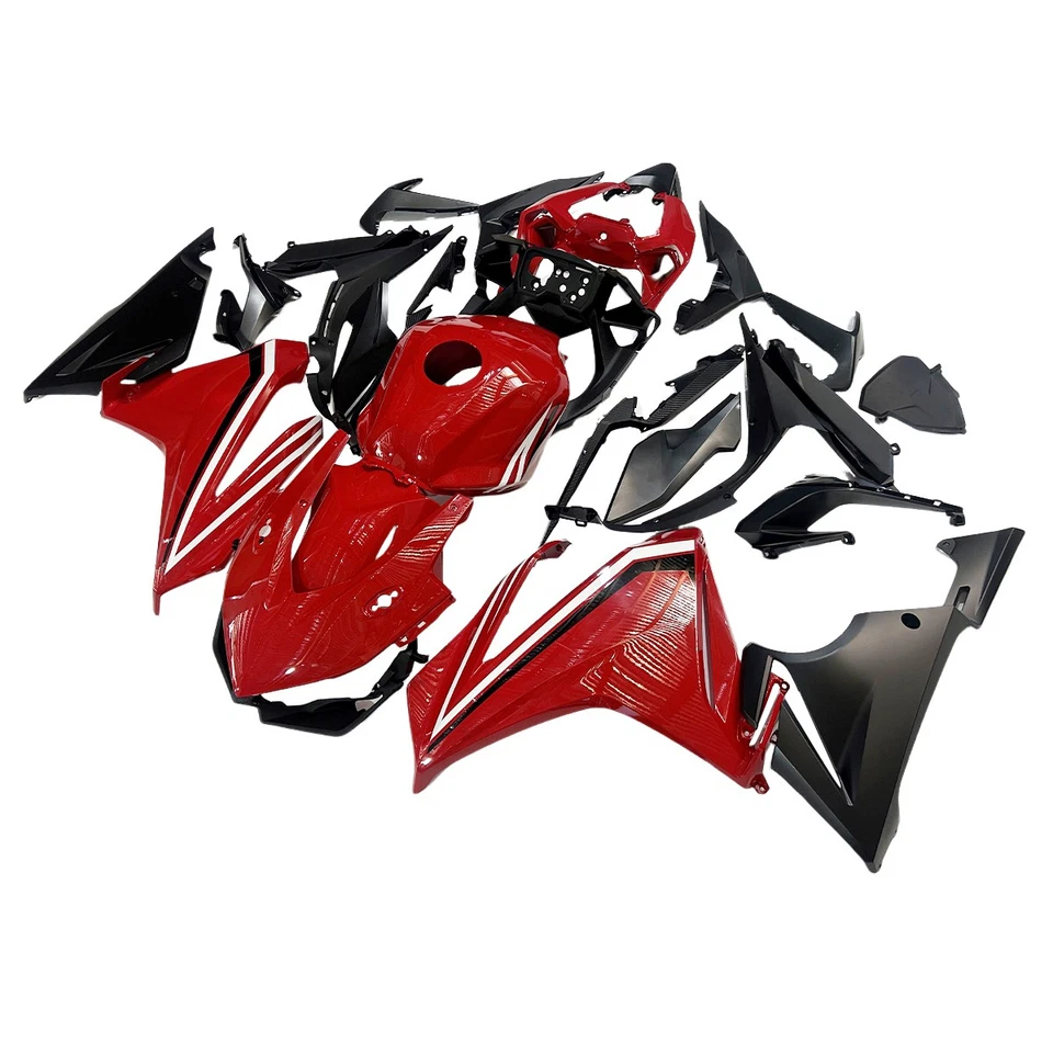 ABS Plastic Red Black Fairing Kit For Honda CBR500R 2019-2023 Injection Bodywork - Изображение 3 из 4