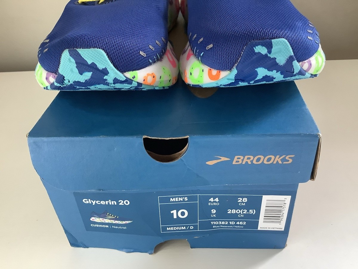 Brooks Glycerin 20 Men’s Bowl O Cereal Blue Size 9   Running Shoes Limited Ed Mens Brooks Glycerin 20 Bowl O main image 2