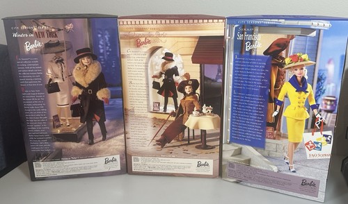 SET OF 7 CITY SEASONS COLLECTOR EDITION BARBIES 1998-1999 NEW IN BOX - Picture 9 of 18