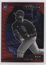 2022 Panini Chronicles Titan Ruby Wave Prizm 97/199 Luis Gil #7 1j1i