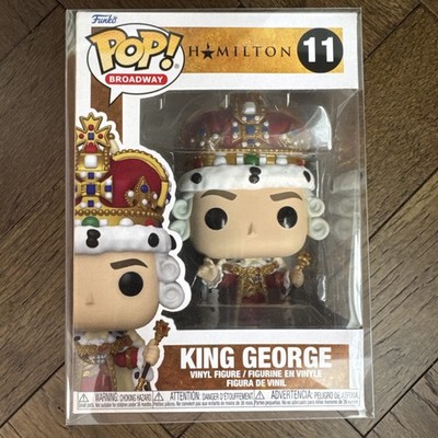 King George #11 Funko Pop! Hamilton sehr selten Gewölbt mit Protektor