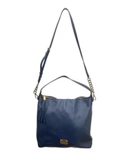 MICHAEL KORS                    Leather Shoulder Bag navy