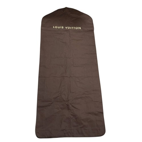 Louis Vuitton Zippered Cloth Garment Bag Clothing Suit Travel Cover Cotton Long